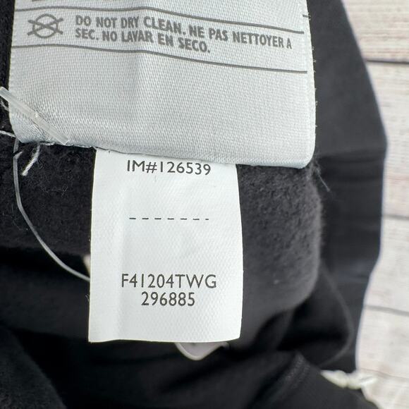 Nike Low Rise Sweat Shorts Womens XL Black White Drawstring NEW - Picture 7 of 11